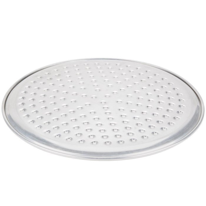 American Metalcraft HACTP18N 18" Heavy Weight Aluminum Coupe Pizza Pan with Nibs N2