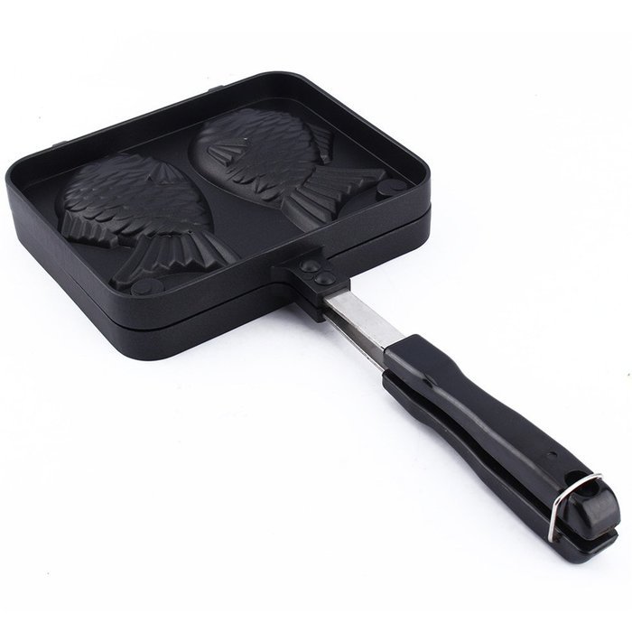 Olayer Fish Shaped Cake Maker Waffle Pan Mold 2 Cast Home Cooking Food Bar Tool N5