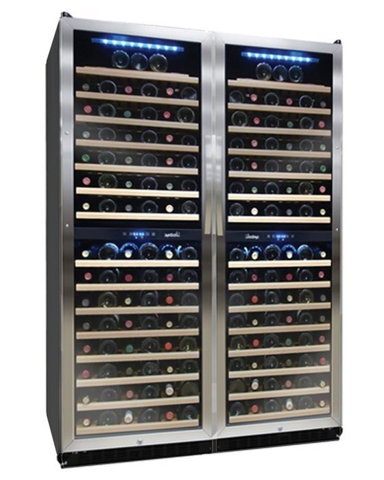 Vinotemp VNTVT-155SBW 155-Bottle Dual-Zone Wine Cooler N6
