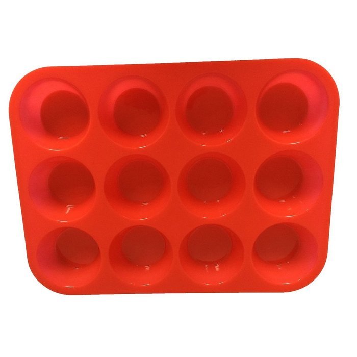 Generic Silicone Muffin Cupcake Baking Pan Non-Stick Dishwasher Microwave Safe