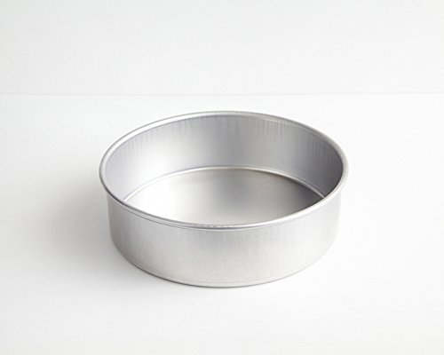 Cake Pan Set of 3, 6", 8" 10", Round 3 Inches Professional Aluminium Pans N3
