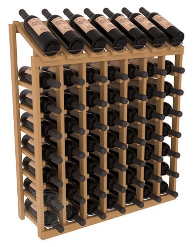 Wine Racks America Ponderosa Pine 7 Column 8 Row Display Top Kit. 13 Stains to Choose From! N7