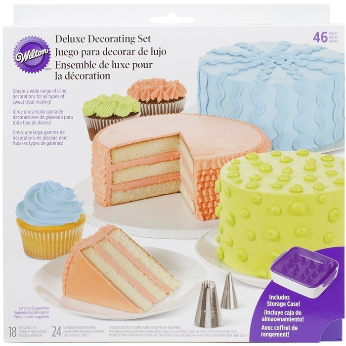 Wilton ColorSwirl 3-Color Coupler 9-Piece Decorating Kit, 2104-7072 N4