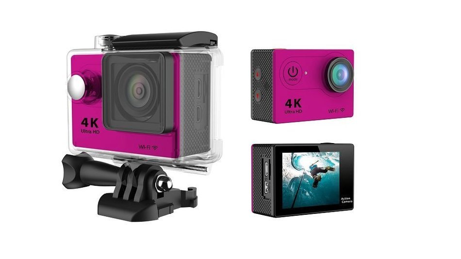 4K Ultra HD Action Camera Wifi 1080P 60fps 4.0MP COMD Sensor 2.0 inch Waterproof Sports Video Camera Car Helmet... N18