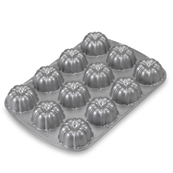 Nordic Ware - Food Service 52057W Aluminum 12 Cavity Bundt Cupcake Pan
