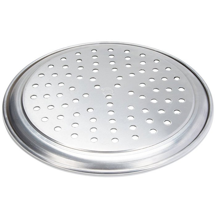 American Metalcraft HATP13P 13" Perforated Heavy Weight Aluminum Wide Rim Pizza Pan
