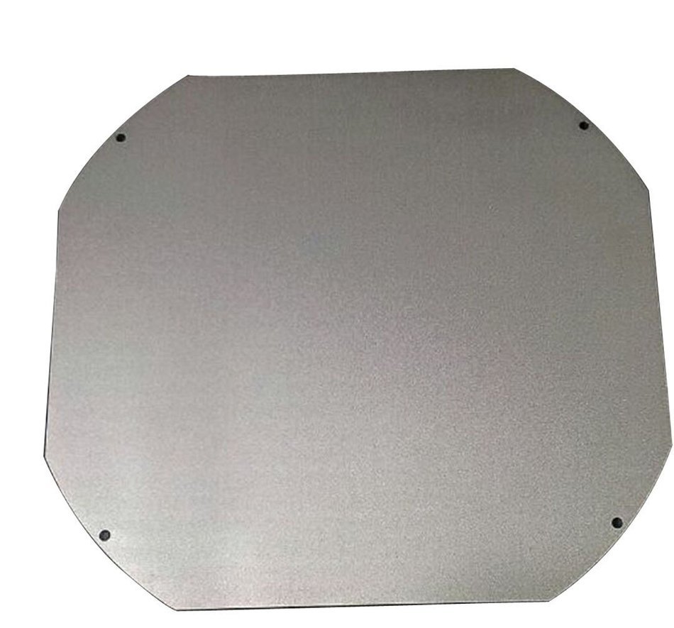 Evervictory 300mm 3mm thickness oxidation Heated Bed DIY heated bed plate Aluminium Build Platform For 3D Printer N2