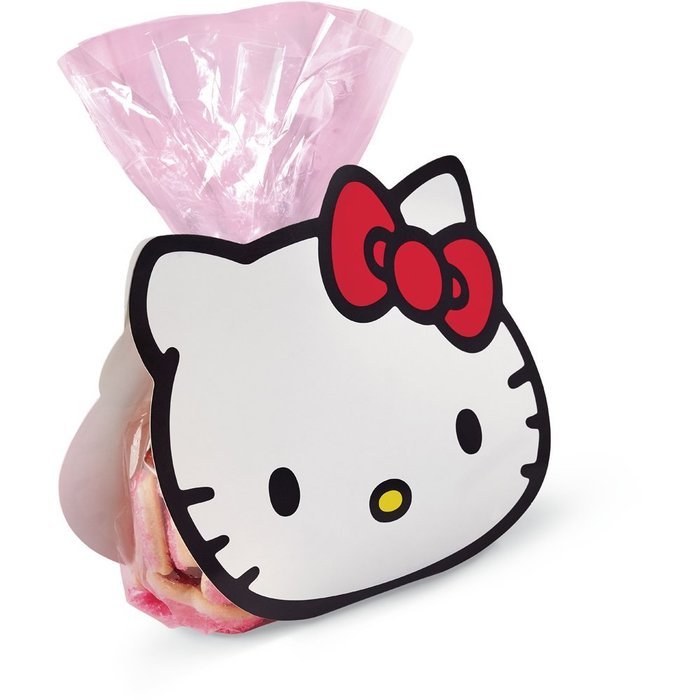 Wilton 1912-7621 Hello Kitty Treat Bag Kit Makes 4, Clear