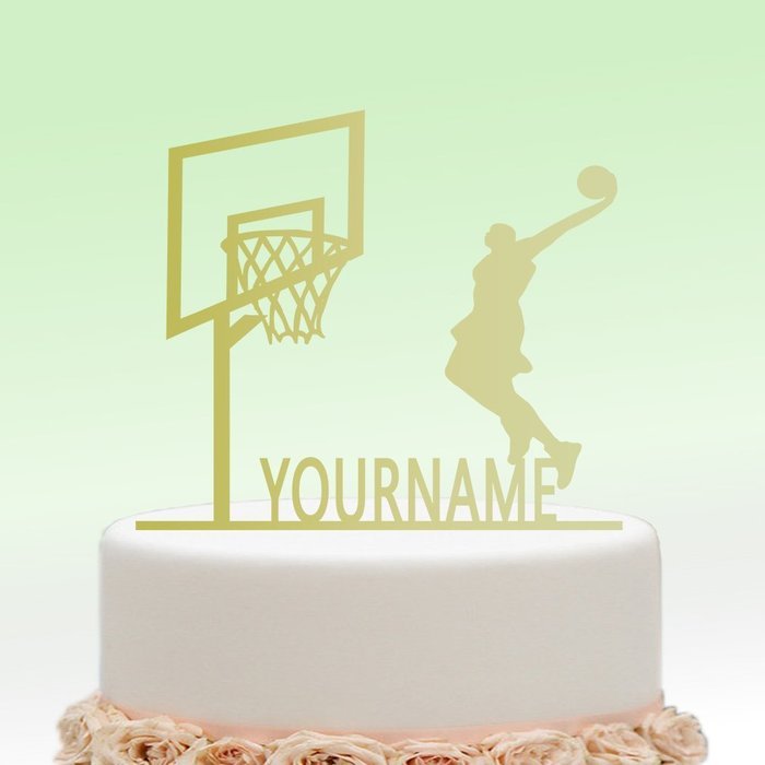 ivisi Personalized Wedding Cake Topper Custom Initial Name Decoration Anniversary Gift (Design 10) N14