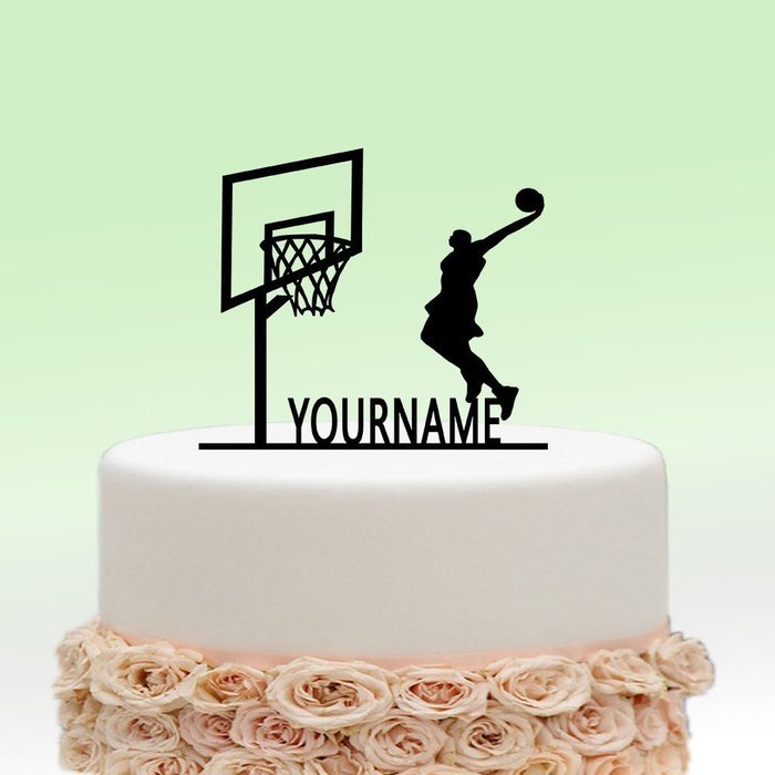 ivisi Personalized Wedding Cake Topper Custom Initial Name Decoration Anniversary Gift (Design 10) N16