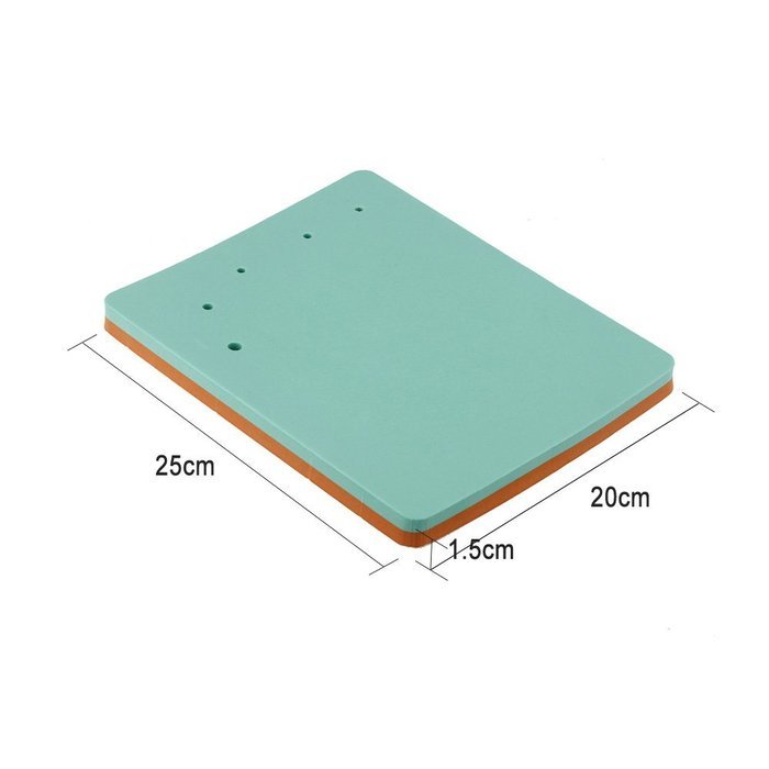 Docooler Foam Pad Mat Square Double-sided with 5 Holes for Decorating Fondant Cake Paste Petal DIY Tool N3