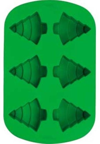 Wilton Holiday 6-Cavity Silicone Tree Pan
