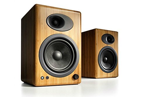 Audioengine A5+ Bamboo (Pair) Premium Powered Speakers - Free Shipping - NEW