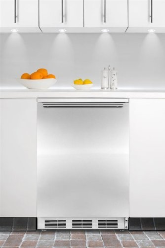 5.5 cu. ft. Commercial Built In All-Refrigerator in White w/SS Door & Horizontal Handle FF67BISSHH