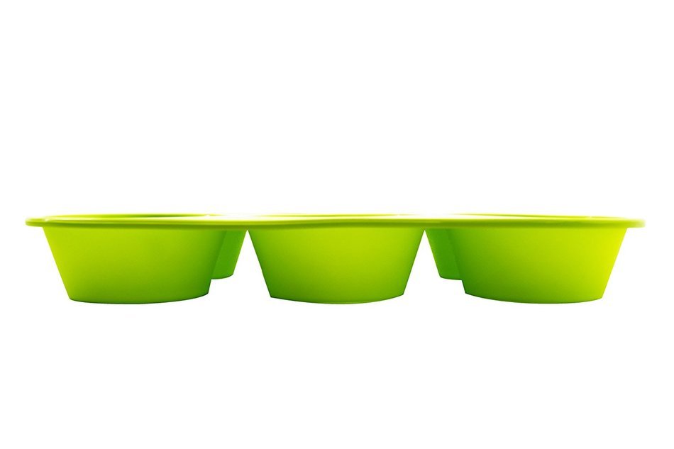 Marathon Housewares KW200016RD Premium Silicone Bakeware Jumbo Muffin Pan, Red N10