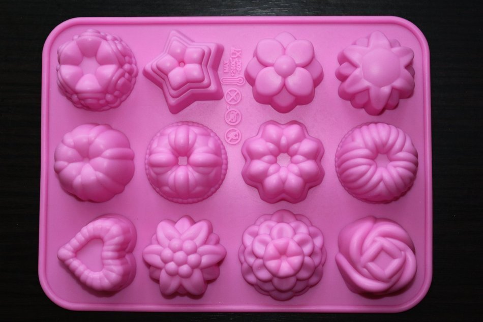 Cherion 6 Cavities Baking Silicone Pan Dog Paw Bear Paw Mold Cake Mold Cookie Mold Pudding Mold Jelly Mold N3