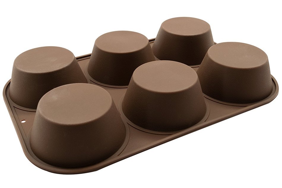Marathon Housewares KW200016RD Premium Silicone Bakeware Jumbo Muffin Pan, Red N12