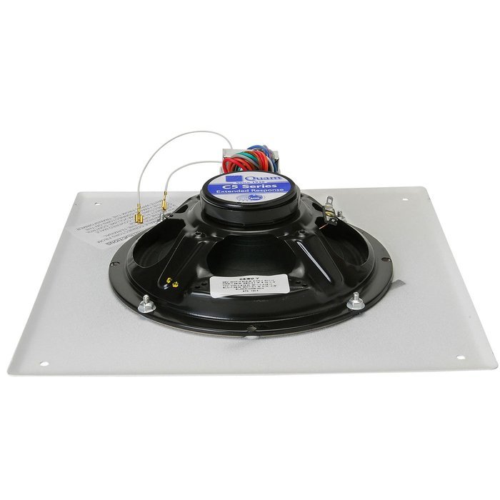Quam SYSTEM 3/VC 8" Slanted Speaker w/Volume Control 5W-25/70V White N3