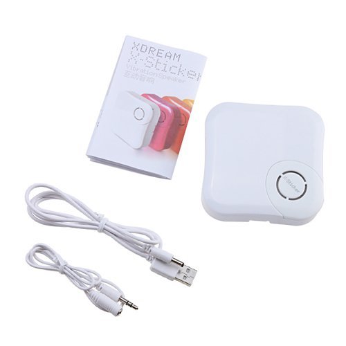 Portable X-Sticker Vibration Speaker Surface Surround Sound Audio Speaker for iPod iTouch iPhone 4 MP3 MP4 N4