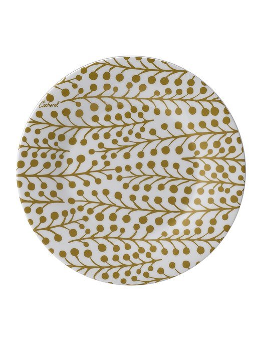 Cacharel Mimosa Desert Plate, White