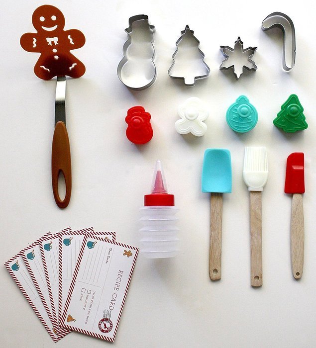 Handstand Kitchen 18-piece Cookies for Santa Baking Set for Kids N2
