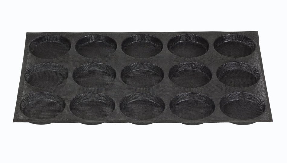 Dltsli Silicone Non Stick Perforated Baking Liners Mat Bread Buns Mold Subway Bread Mould N12
