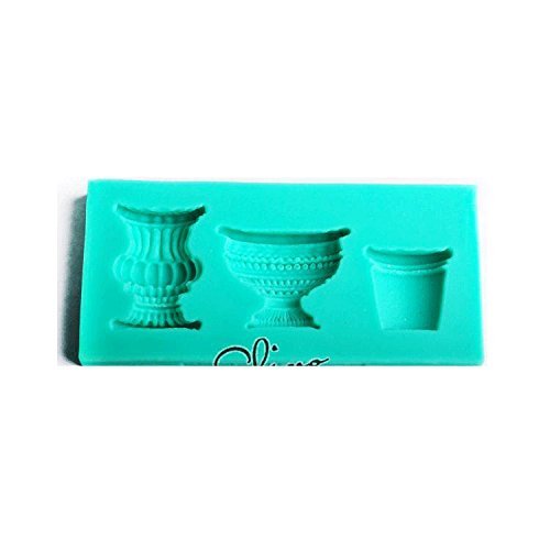 Anyana Vase Silicone Fondant Mold Cake Decorating Pastry Gum Pastry Tool Kitchen Tool Sugar Paste Baking Mould... N5