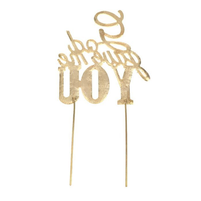 Gold Plated Crystal Rhinestone Letters God Gave Me You Wedding Cake Topper N6