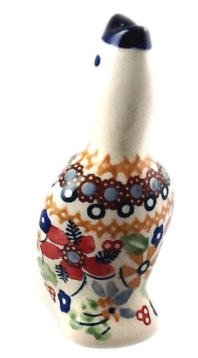 Collectible Baking Essential: Polish Pottery Pie Bird Vent Whistle Funnel Chimney - For Venting 2-Crust Pies (... N7