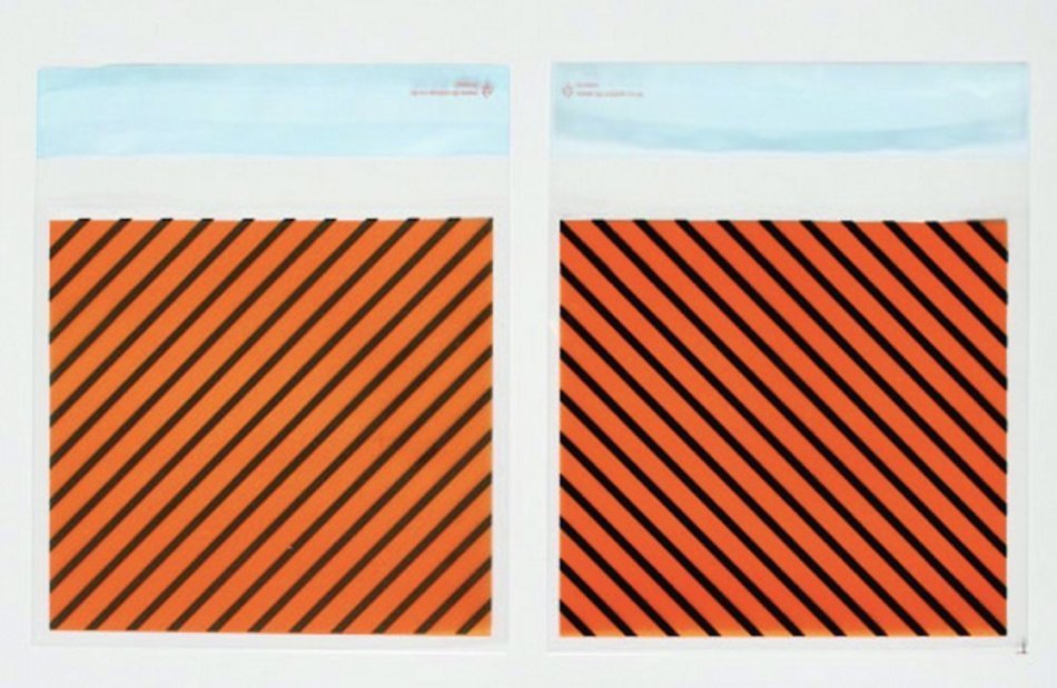 Black Stripe Orange Elegant Design Self Adhesive Seal OPP Envelope Poly Bags for Packaging Wrapping Cookie, Candy... N3
