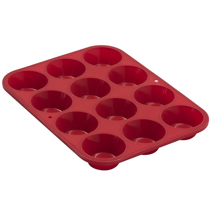 Marathon Housewares KW200011YE Premium Silicone 12 Cup Mini Muffin Pans, Yellow N13