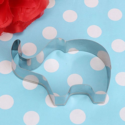 FVIEW Stainless Steel Elephant Animal Cookie Cutter Cake Biscuit Pastry Mould Mold N8