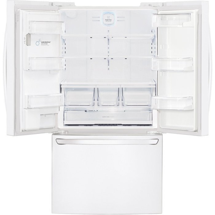 LG LFXS29626W 28.8 Cu. Ft. White French Door Refrigerator - Energy Star N3
