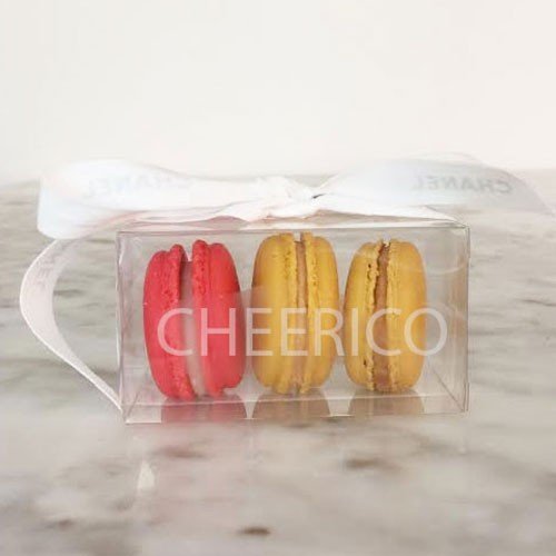 25 Sets of Clear Macaron Boxes for 3 Macarons ($1.1 Per Macaron Box) N5 ...