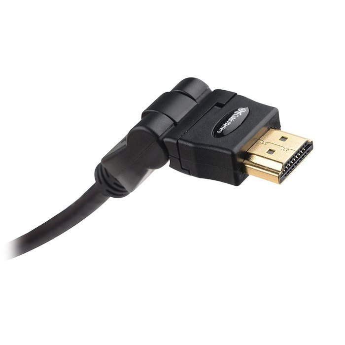 Cable Matters High Speed Swivel HDMI Cable with Ethernet 6 Feet - 3D and 4K Resolution Ready N6