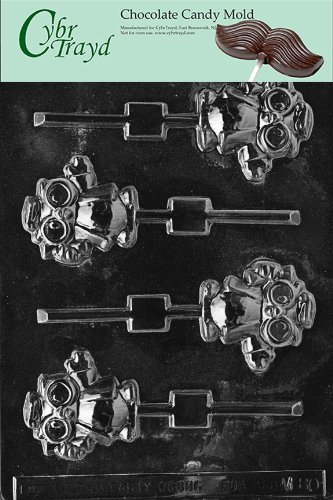 Cybrtrayd M080 Graduation Owl Lolly Chocolate Candy Mold with Exclusive Cybrtrayd Copyrighted Chocolate Molding...