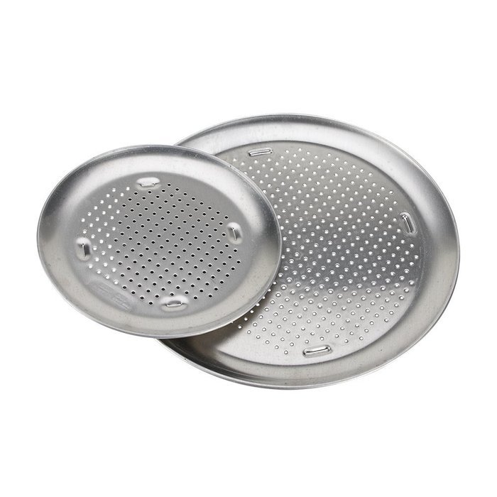 AirBake Natural 2 Pack Pizza Pan Set, 9 in and 12.75 in
