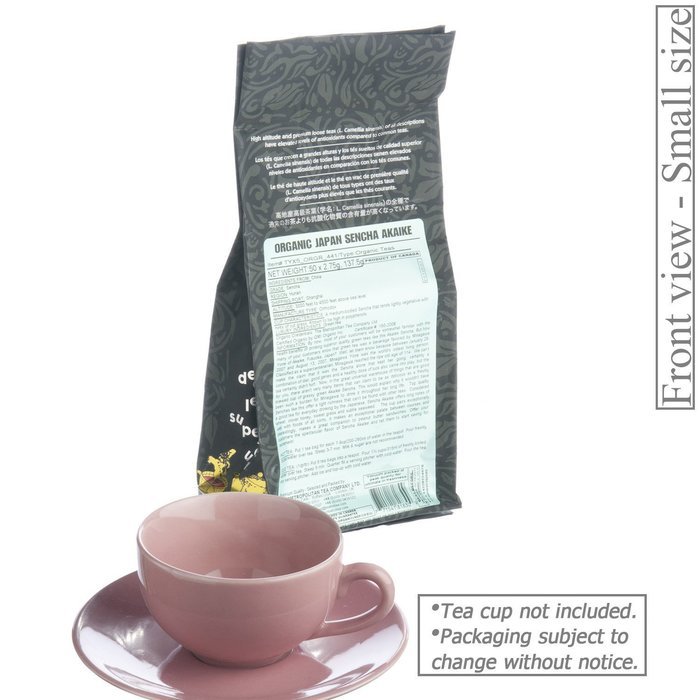 Metropolitan Tea 50 Count Pyramid Shaped Teabags, Japan Sencha Akaike N3