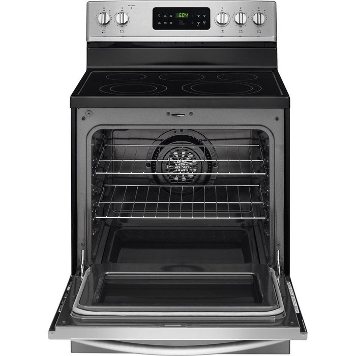 Frigidaire FGEF3035RF Gallery 30" Stainless Steel Electric Smoothtop Range - Convection N3