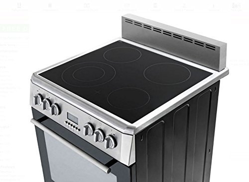 Blomberg BERU24100SS 24" Freestanding Electric Range with 2.3 cu. ft. and True Convection Oven, Stainless Steel N6