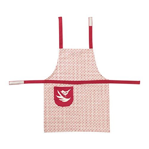 VINTER 2016 Children's apron, white, red N3