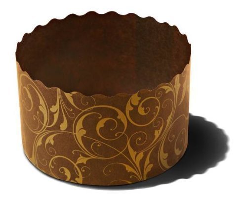 Premier Food Packaging Panettone Baking Molds Pa7050fg, Case of 2000