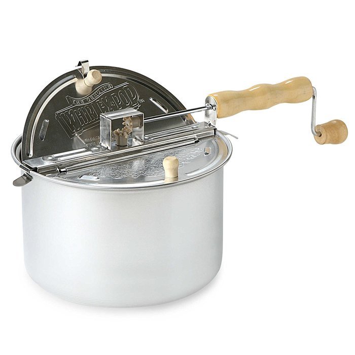 Wabash Valley Farms&trade; The Original Whirley Pop&trade; Stovetop Popcorn Popper, Durable and Safe to Use N2