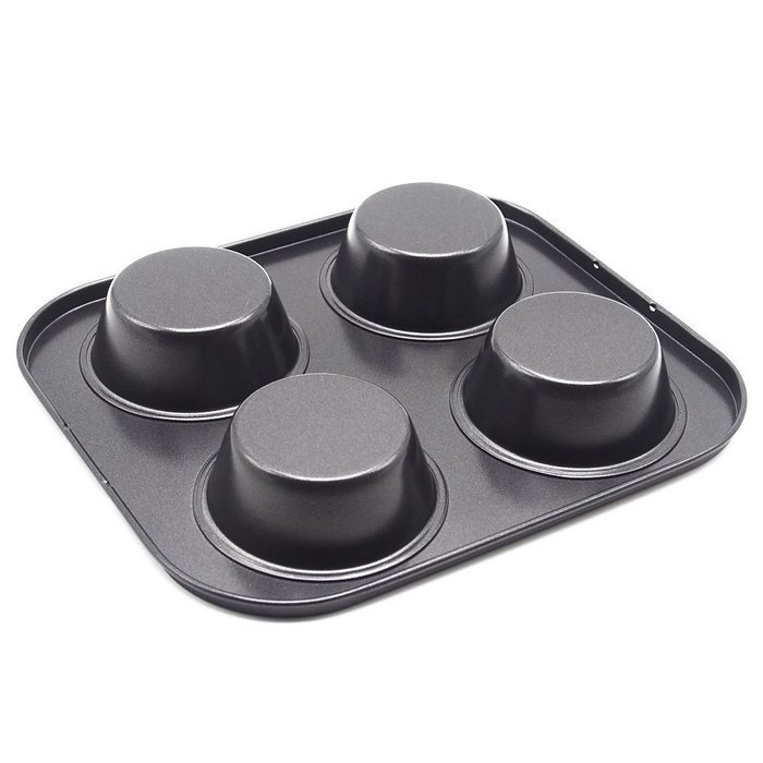 Wenwins 4 Cup Muffin Pans-baking cups-Non Stick Bakeware for Muffins N6