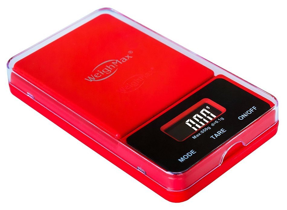 Weighmax NJ650-Red Dream Series Digital Pocket Scale, 650 by 0.1 g, Red