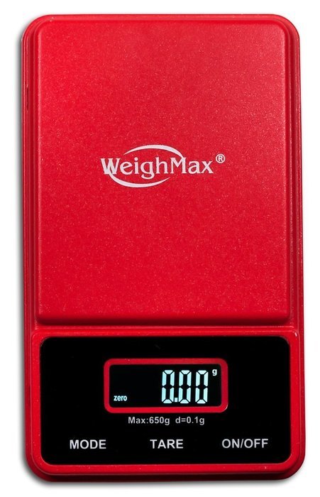 Weighmax NJ650-Red Dream Series Digital Pocket Scale, 650 by 0.1 g, Red N2
