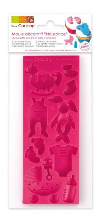 ScrapCooking Baby Theme Mold for Fondant