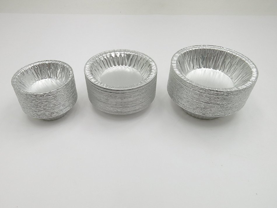 Disposable Aluminum Tart Pan/Mini Pie Pan Variety Pack- 3" tart pans-4.5" Tart pans- 5" tart pans (50) N4