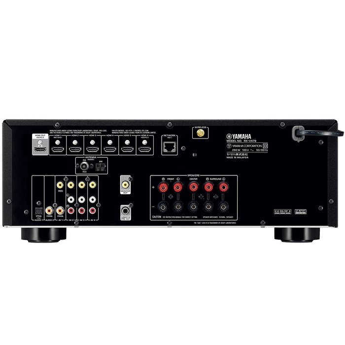 Yamaha AV receiver 5.1ch / 4K / Bluetooth / Wi-Fi / network audio / hi-res sound source corresponding black RX-V479... N2