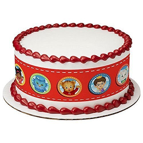 Generic Whimsical Practicality Daniel Tiger Edible Icing Image Cake Border Strips